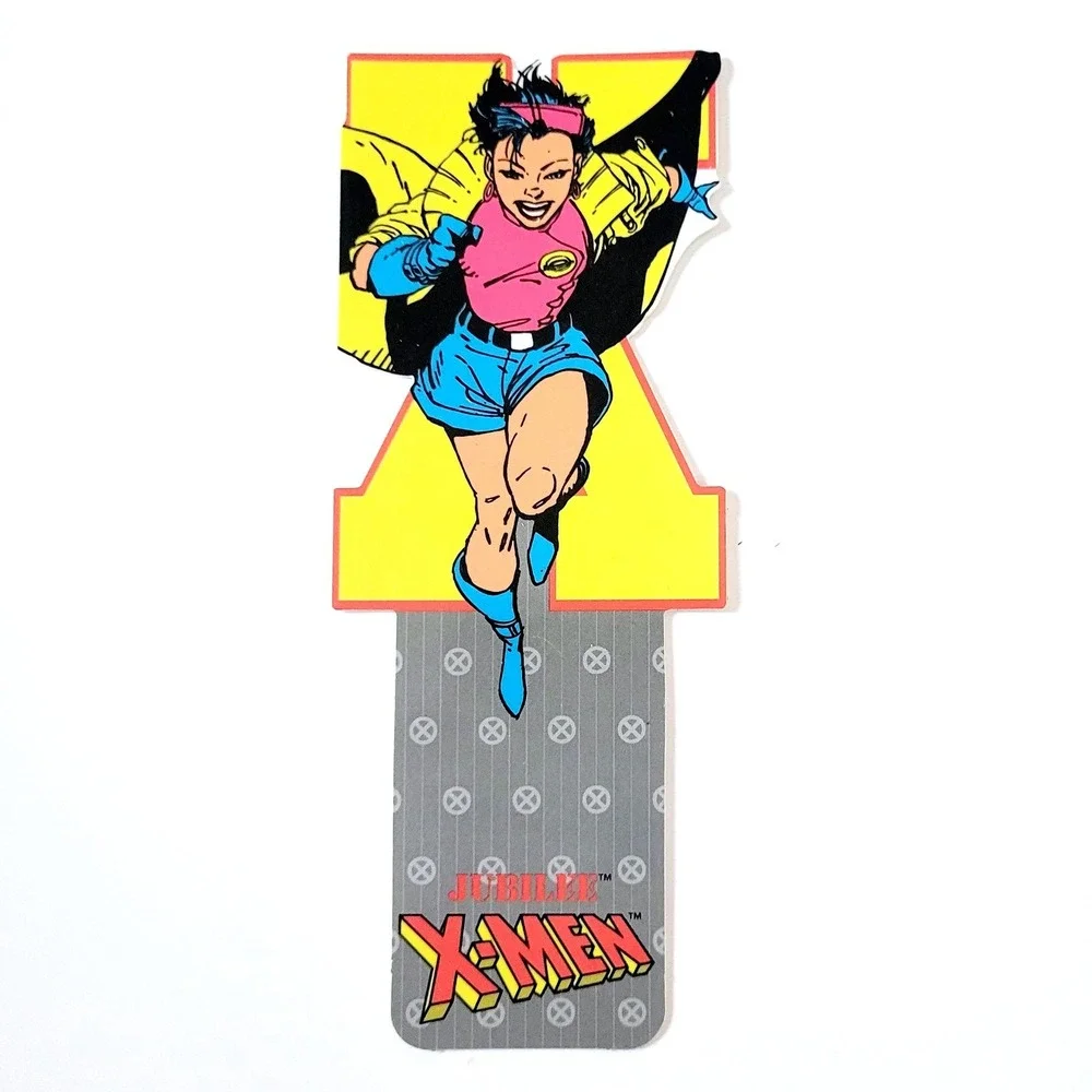 Vintage 90s X-Men Jubilee Bookmark die-cut Marvel Girl USA 1994 Antioch KS 32387